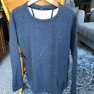 Charcoal gray lululemon sweatshirt